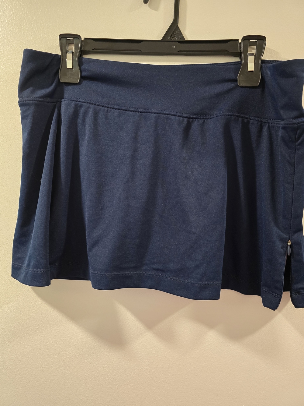 Navy Women's Active Skort with Side Zip